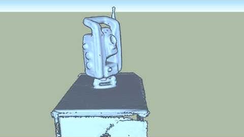 Example of 3D scan using Kinect Sensor and Profactor ReconstructMe