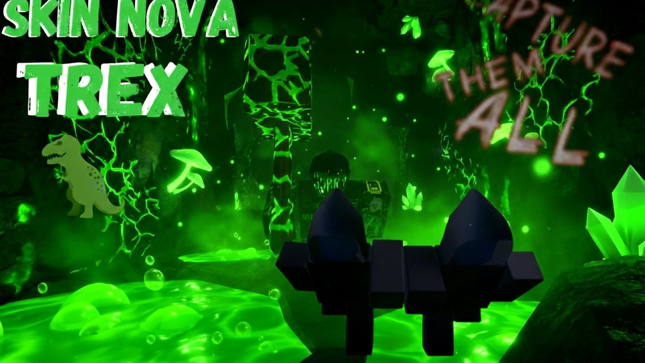 NOVA SKIN TREX NUNCA ESCAPAM DAS MINHAS GARRA🦖🔥(Flee The Facility)