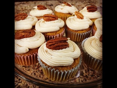 Pumpkin Cupcakes With Maple Cream Cheese Frosting Gluten Free by Rockin Robin