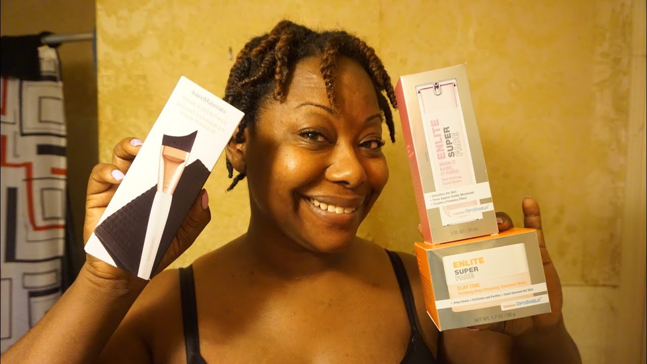 #BeautyWithDee:  Enlite Super Face Mask/Serum & Bare Minerals Mask Tools!