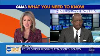 Capitol Police officer recounts dramatic attack