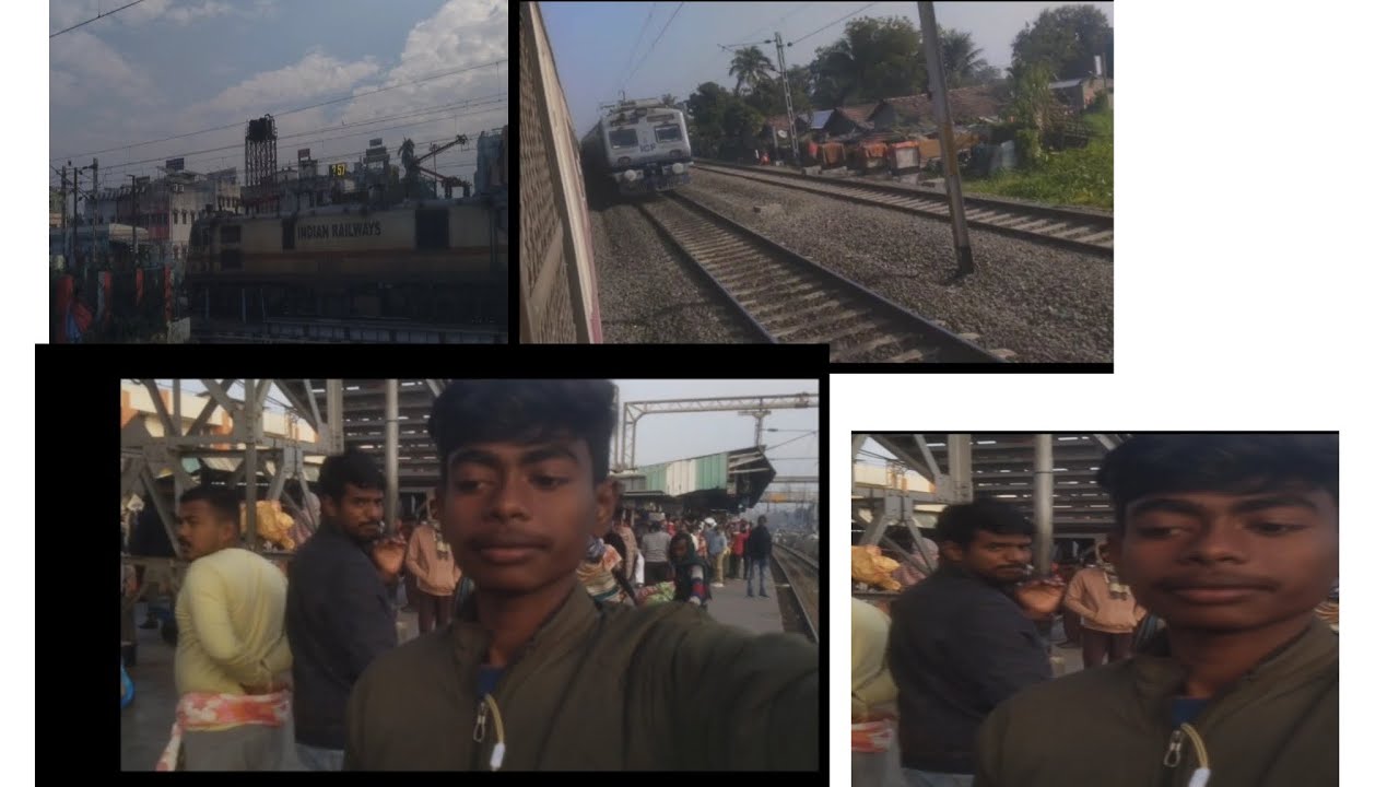 দমদম জংশন থেকে কৃষ্ণনগর সিটি জংশন প🚉র্যন্ত জার্নি ট্রেন জার্নি ব্লাকট্রেনের ভাড়া 25 টাকা