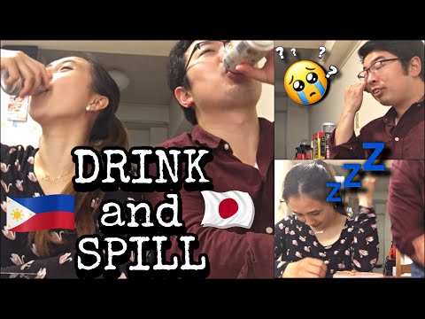 DRINK and SPILL with my Japanese Husband | Show me a picture challenge | Filipina in Japan
