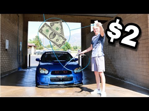 COME lavare l'auto per meno di $ 2.00!
