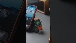 This power bank feels futuristic that it can charge the Apple Watch 👀 #apple