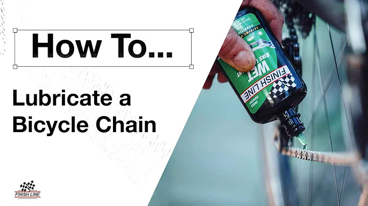 How To Lubricate a Bicycle Chain | Finish Line - Wet Lube