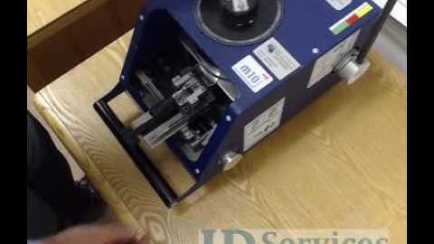 CIM M10HE Metal Tag Embosser Operations