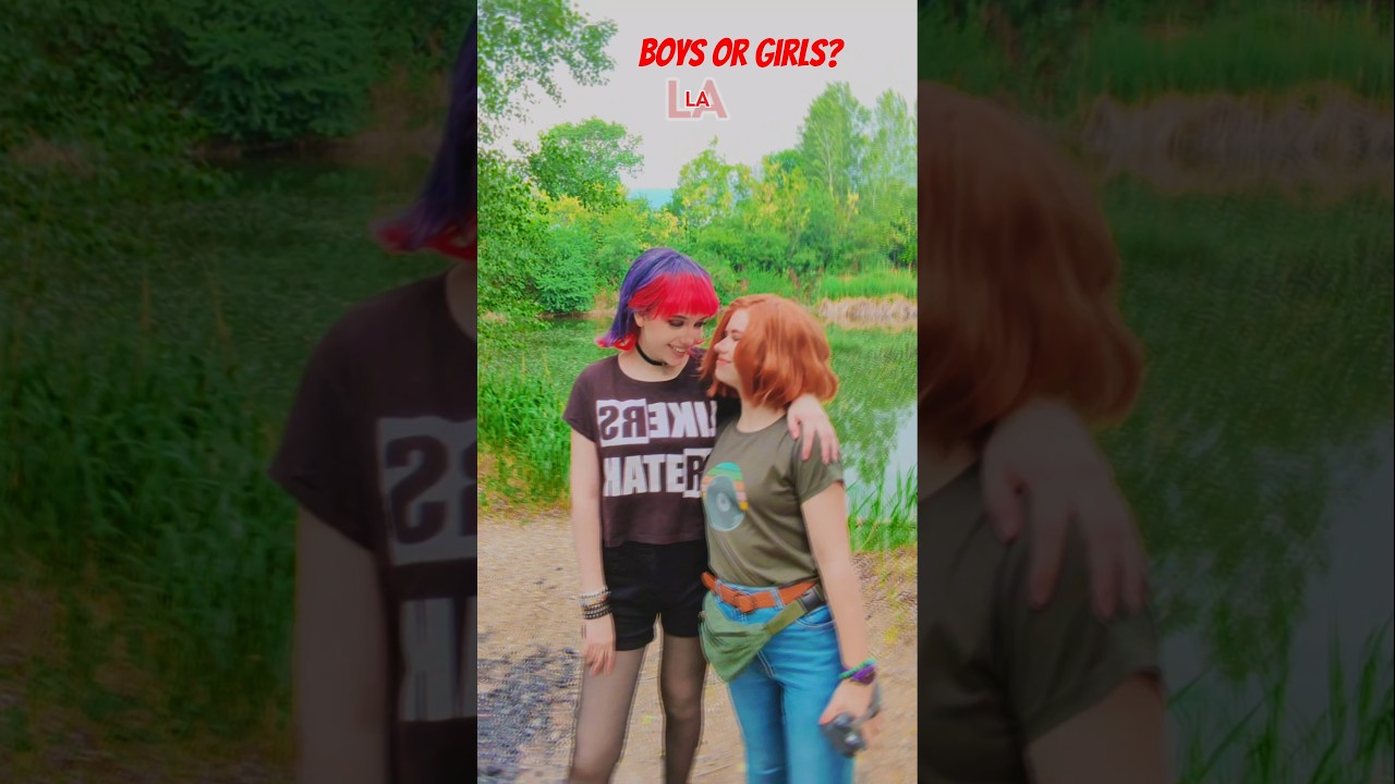 Boys or girls? | Nora & Swann @nikkihatsunecosplay Lost Records #cosplay #shorts