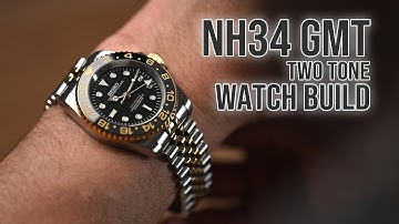Building a NH34 GMT Two Tone Watch