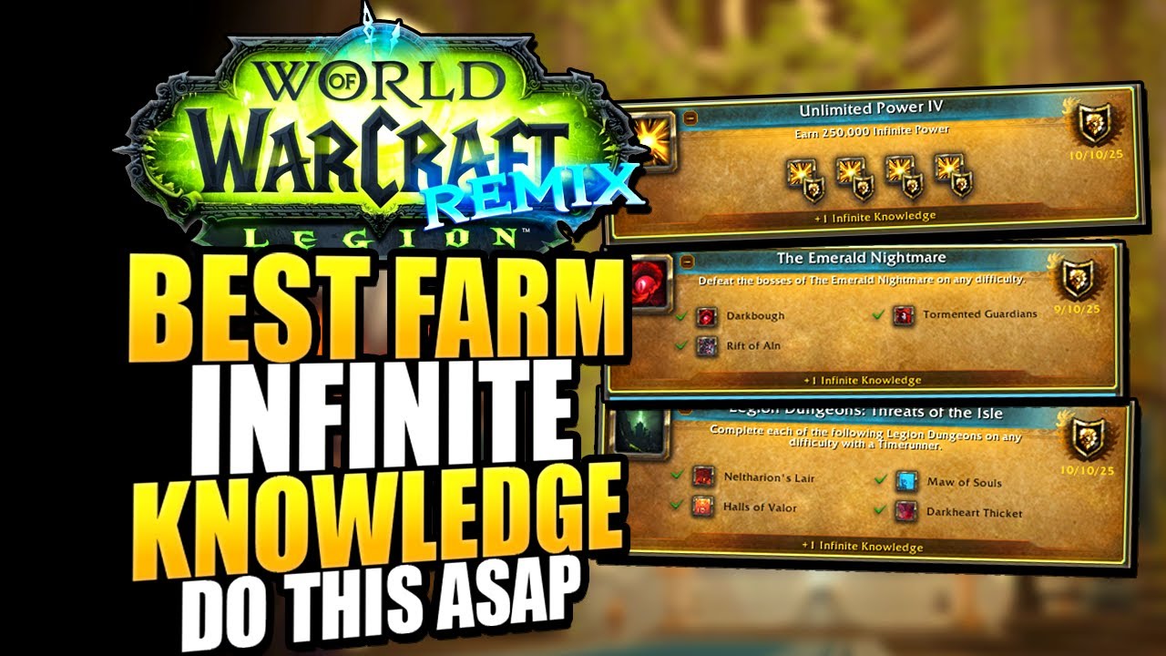 How To Get Infinite Knowledge Legion Remix