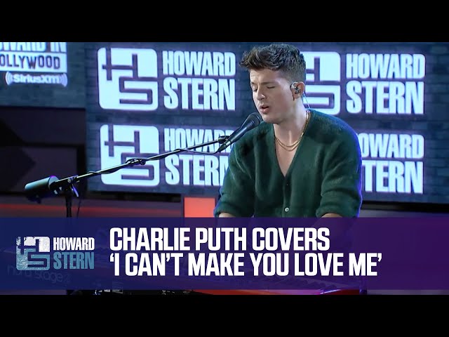 Charlie Puth Covers Bonnie Raitt’s “I Can’t Make You Love Me” Live on the Stern Show class=