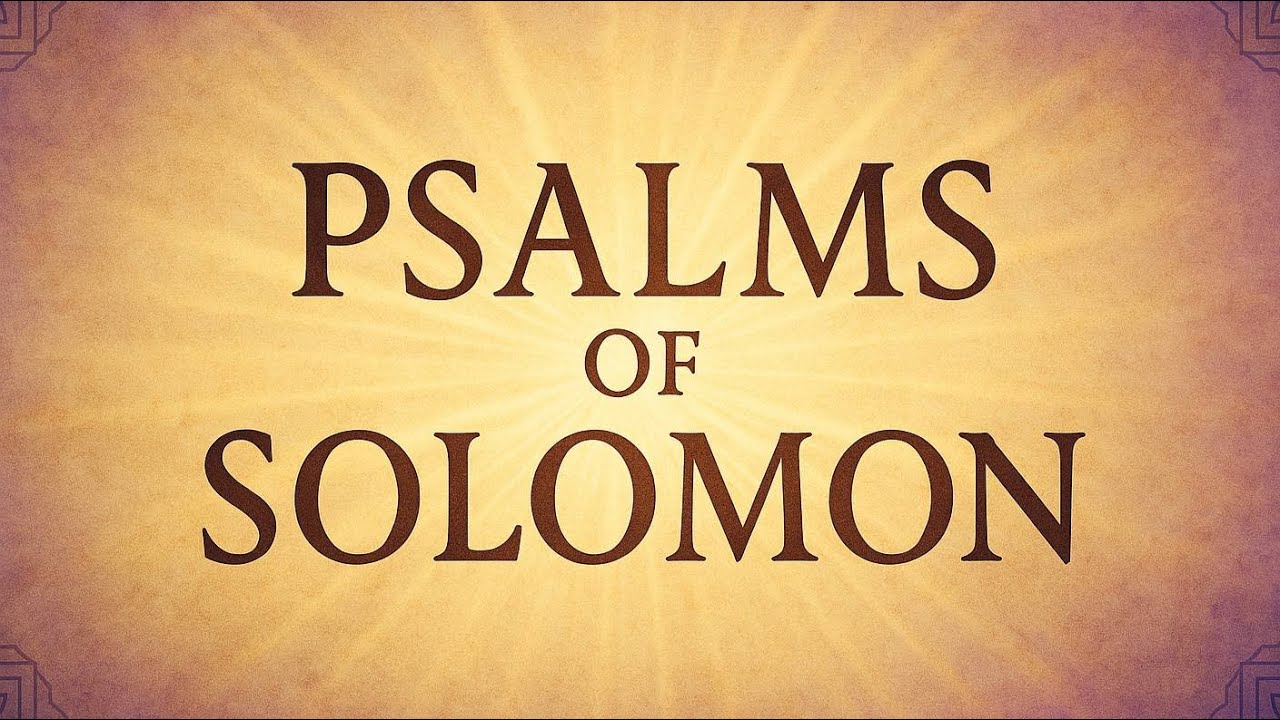 Psalms of Solomon Full Audio Reading Peaceful Scripture for Soaking
