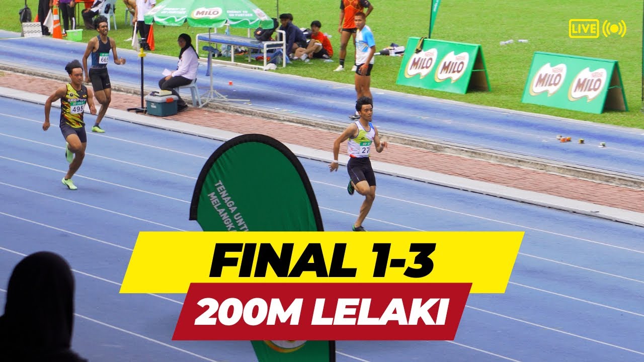 200M FINAL 1-3 LELAKI  - Kejohanan Olaharaga Terbuka Kuala Lumpur 2023 ('ALL COMERS' POWPKL)