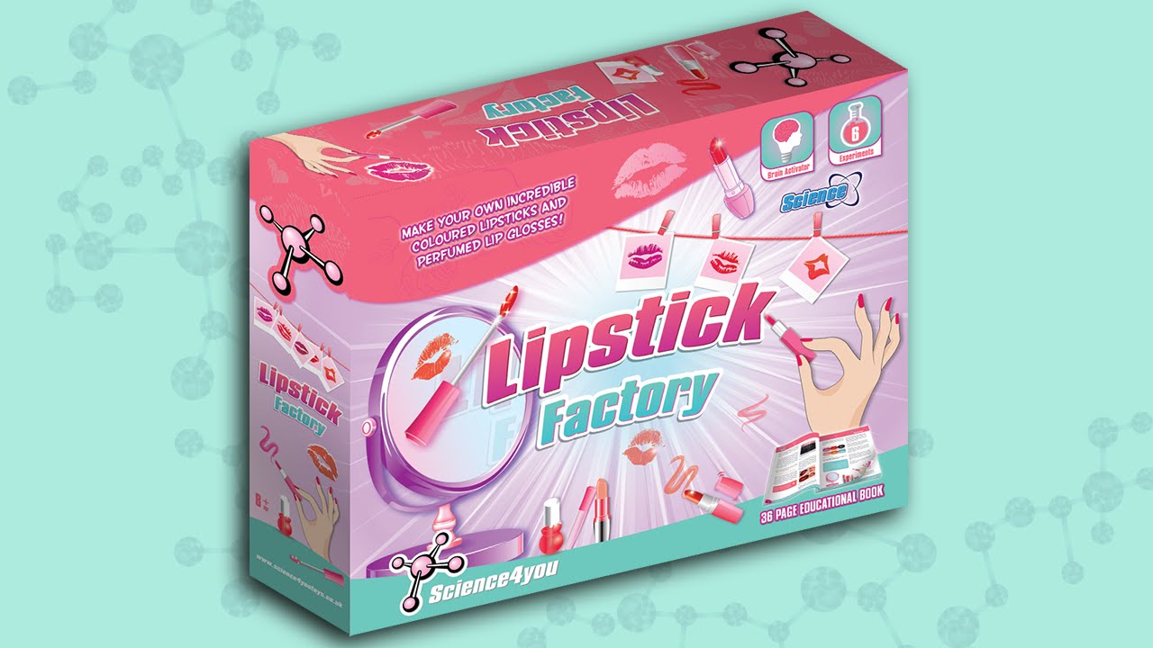 years  Brand new Details about   Science4You Lipstick Factory creative toy for kids 8