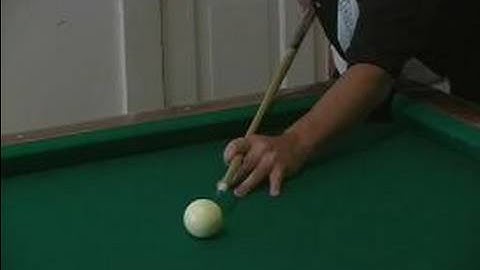 How to Play Pool : How to Play Pool with a Closed Bridge