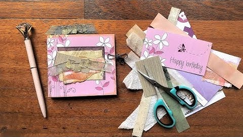 Mini Junk Journal from Scraps - CRASH YOUR STASH