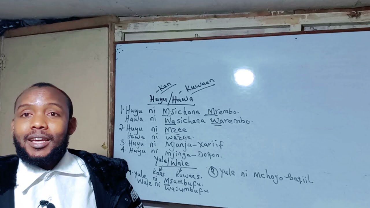 KUBARO 20 DAQIIQO GRAMMAR KA KISWAHILI (SARUFI) #001 #Kiswahili #Afsawaaxili #Al imra college #like