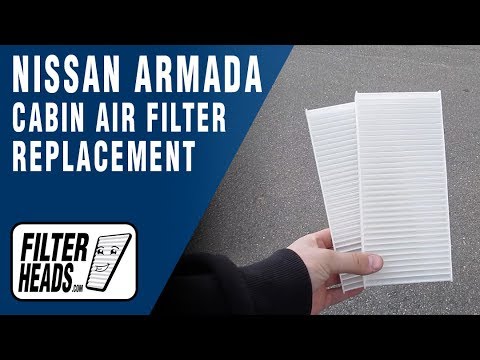 How to Replace Cabin Air Filter 2010 Nissan Armada