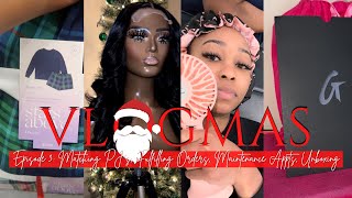 VLOGMAS Episode 3: Matching PJ's, Fulfilling Orders, Maintenance Appts, Unboxing