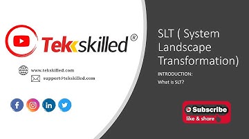 SAP SLT introduction