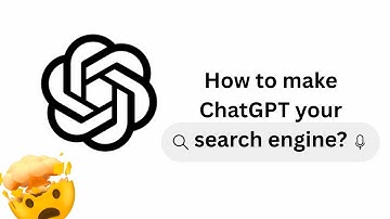 How to make ChatGPT your search engine?