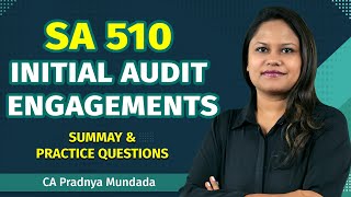 CA Inter| SA 510 I Initial Audit Engagements I Advanced Auditing| Audit Evidence