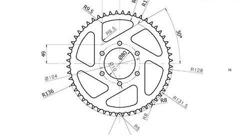 T-Flex CAD 15 2D - Exercise 35