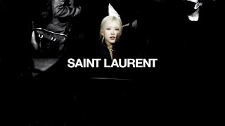 210928 Blackpink Rosé 로제 Saint Laurent 생로랑 Paris Fashion Week