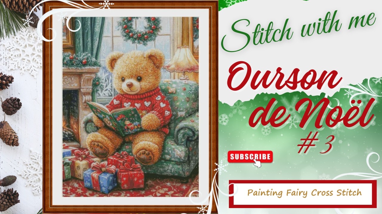 Partenariat Flosstube #50 #paintingfairycrossstitch @mafei-e6f -- 