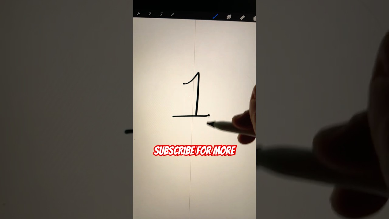 How to Draw Using Just Numbers (Number Art Tutorial)