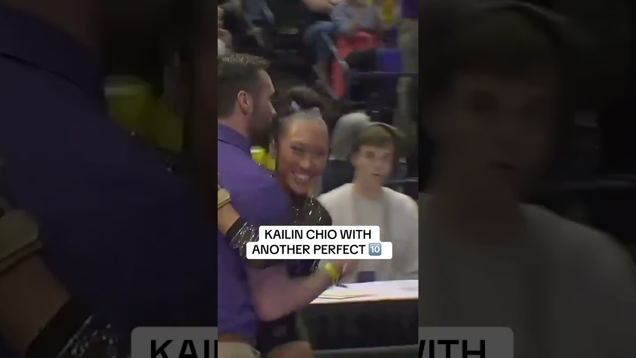Kailin Chio gets her fourth 10 on vault and 12th perfect score this season 🔥