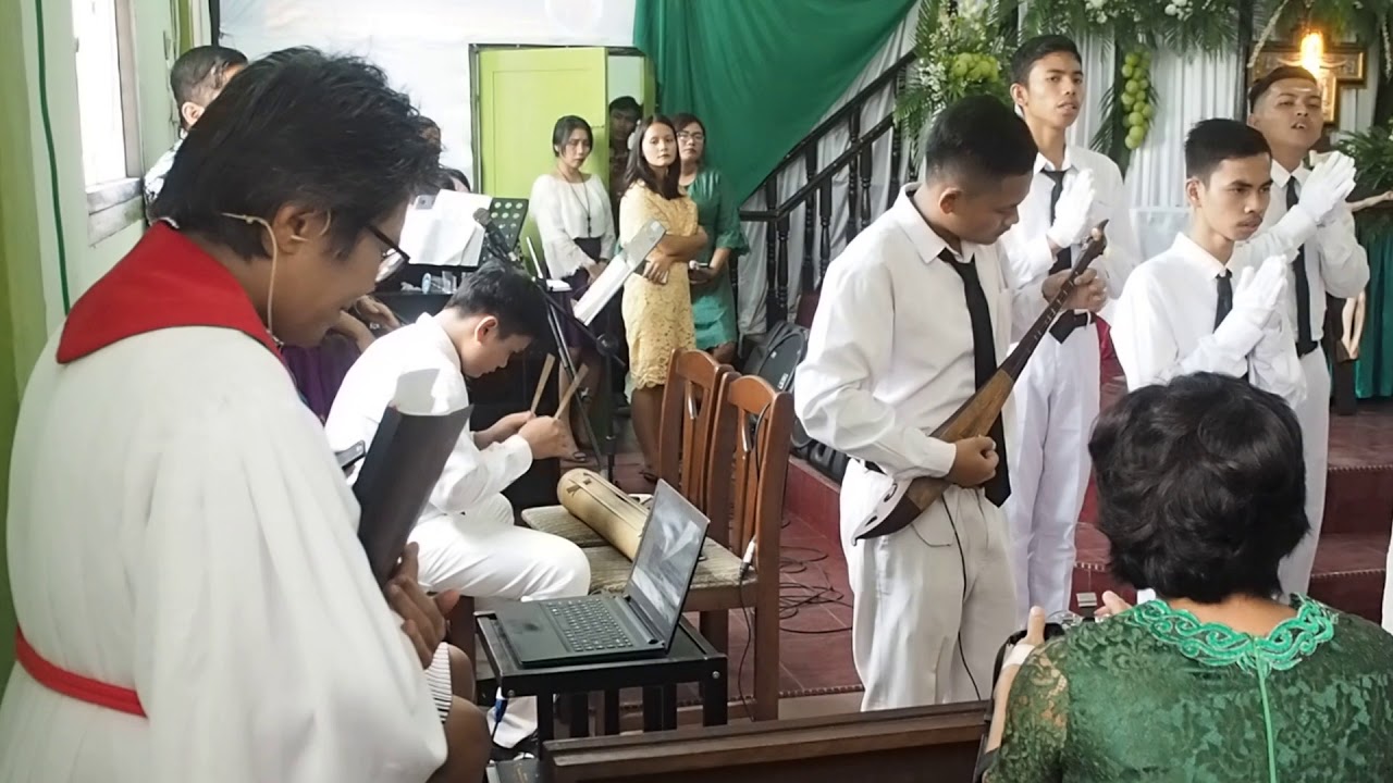 PERSEMBAHAN ANAK - ANAK NGAWAN DI GBKP KEMENANGAN TANI KM. 12 MEDAN