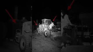 Really Ghost Seen On JCB  Tractor  On the  Way  from  #short #trending #popular #viral #subscribe 👻😱 screenshot 4