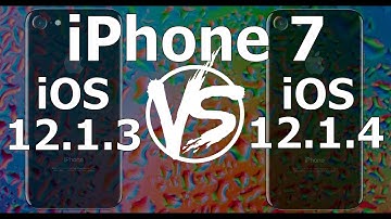 iPhone 7 : iOS 12.1.4 vs iOS 12.1.3 Speed Test (iOS 12.1.4 Build 16D57)