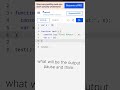 This JavaScript hoisting question 🙂 #shorts#javascript#coding#interviewquestions#developers