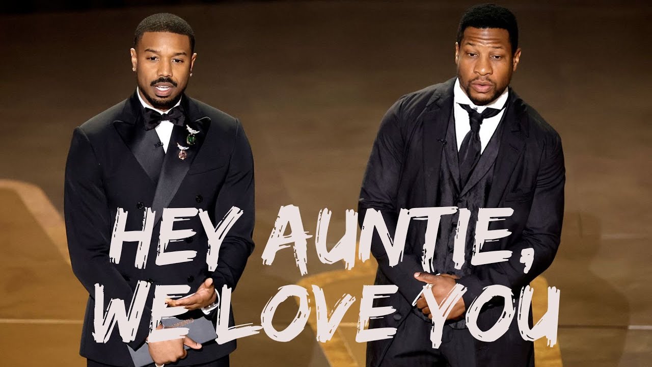 Hi Auntie, We Love you': Michael B. Jordan and Jonathan Majors