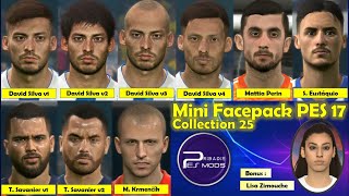 PES 2017 | NEW FACES COLLECTION 25 (David Silva, Krmenčík, Perin, Eustáquio, Savanier)