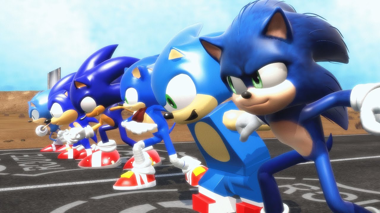 Sonic Classic & Sonic Modern  Sonic and shadow, Sonic the