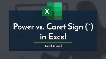 Advanced Excel - Power Function in Excel | Caret Sign (^) in Excel | Excel Tutorial 2020