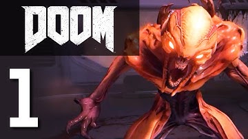 DOOM (2016) - Mission 1: The UAC - 100% Walkthrough - No Commentary