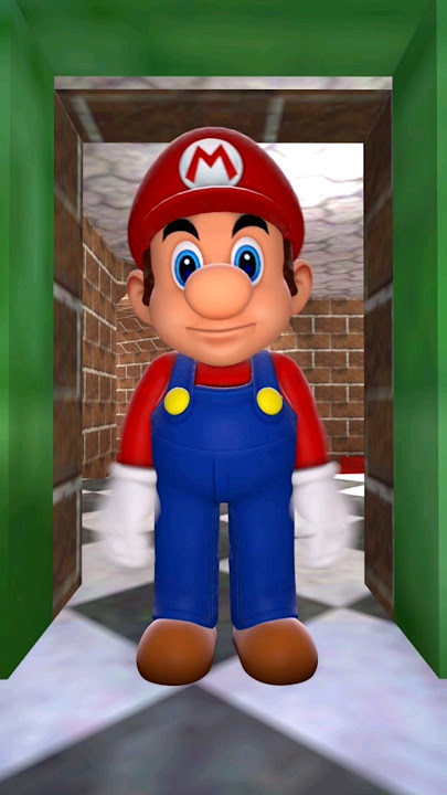 Mario shaved his Face