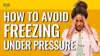 How Do You Avoid Freezing Under Pressure? | No Stupid Questions | Episode 146