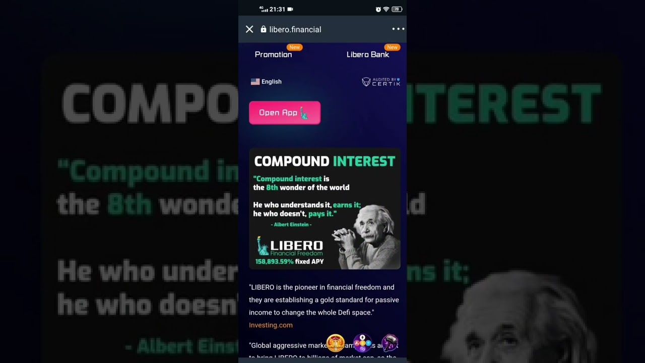 PUMP GILA😱‼️Libero Token Mulai Menunjukan Taringnya selain Memberikan Apy mencapai 158.893%