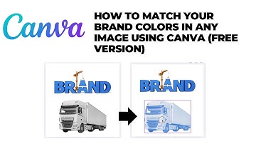 How to Match Your Brand Colors in Any Image Using Canva (FREE Version)
