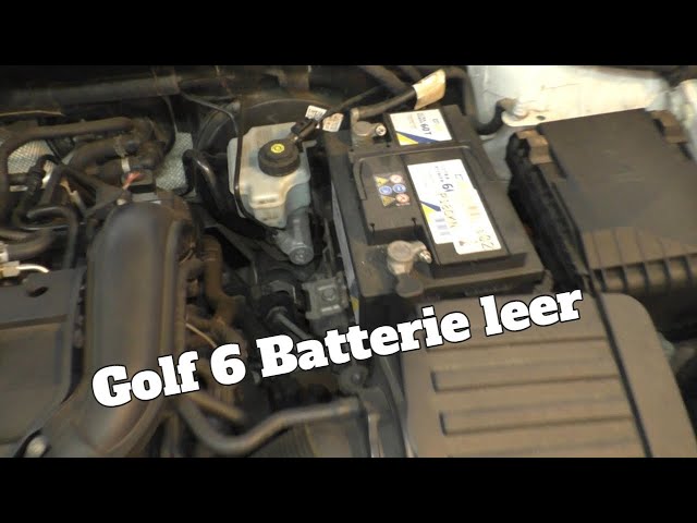 Golf 6 Batterie leer - Darauf solltest du achten 