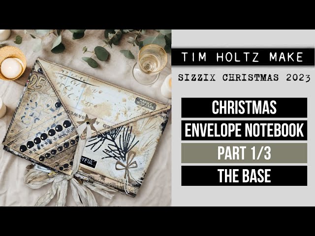 Christmas Joy Card with Tim Holtz &amp; Sizzix 2023 Release! Video 