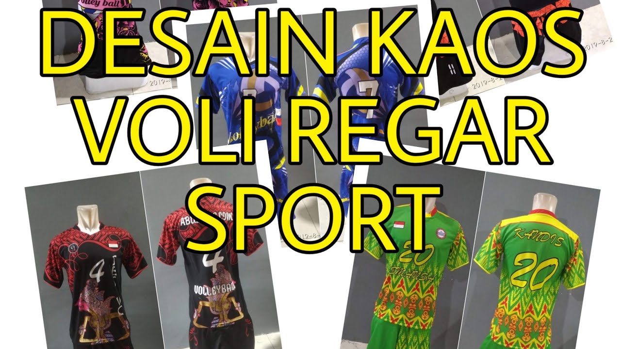  Desain  Kaos  Voli Regar Sport  YouTube