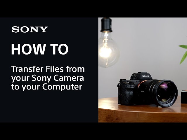 How To: Transfer Files from your Sony Camera to your Computer