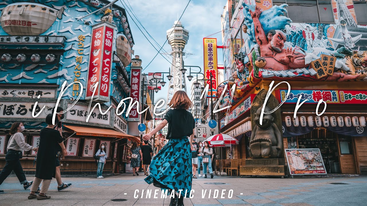 iPhone 14 Pro Cinematic Video | Cinematic Mode 4K Only Handheld【大阪】