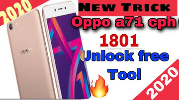 oppo a71 cph1801 unlock free tool 2020